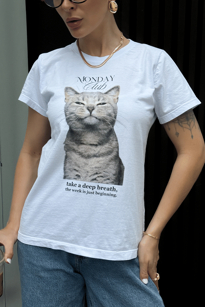 T-SHIRT  _ MONDAY CLUB - GATO