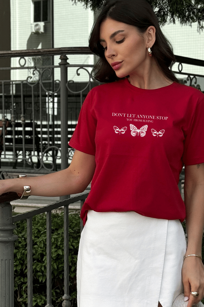 T-SHIRT  _  DON´T LET [BORBOLETA]