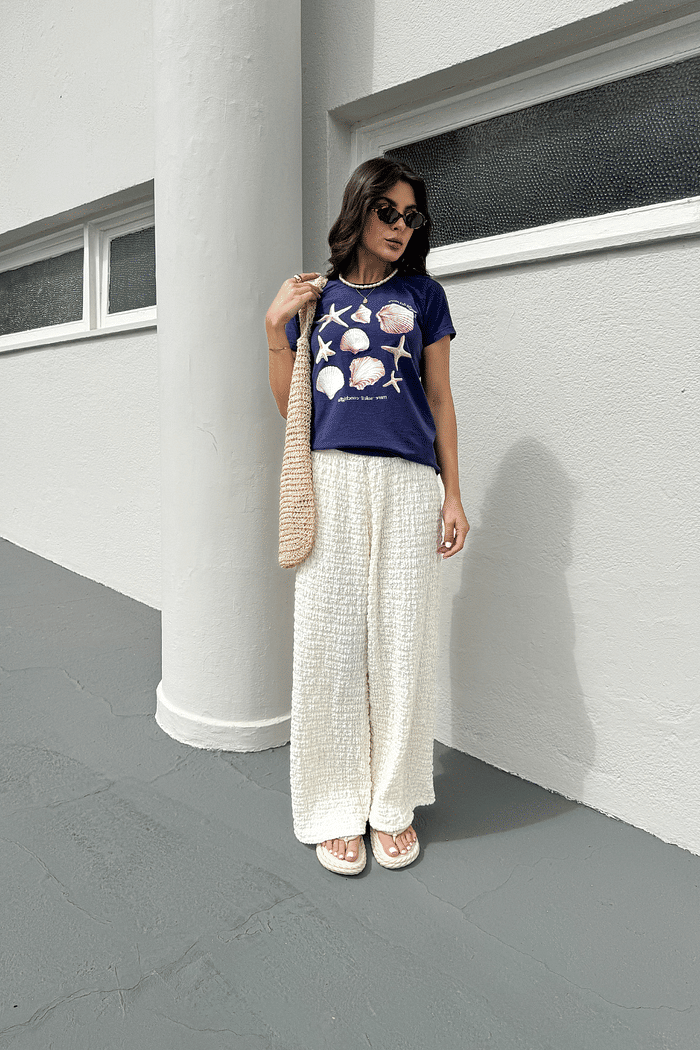 T-SHIRT  _  LA MAGIA DEL MARE _ CONCHAS