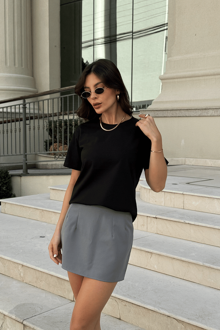 T-SHIRT  _  SEM ESTAMPA