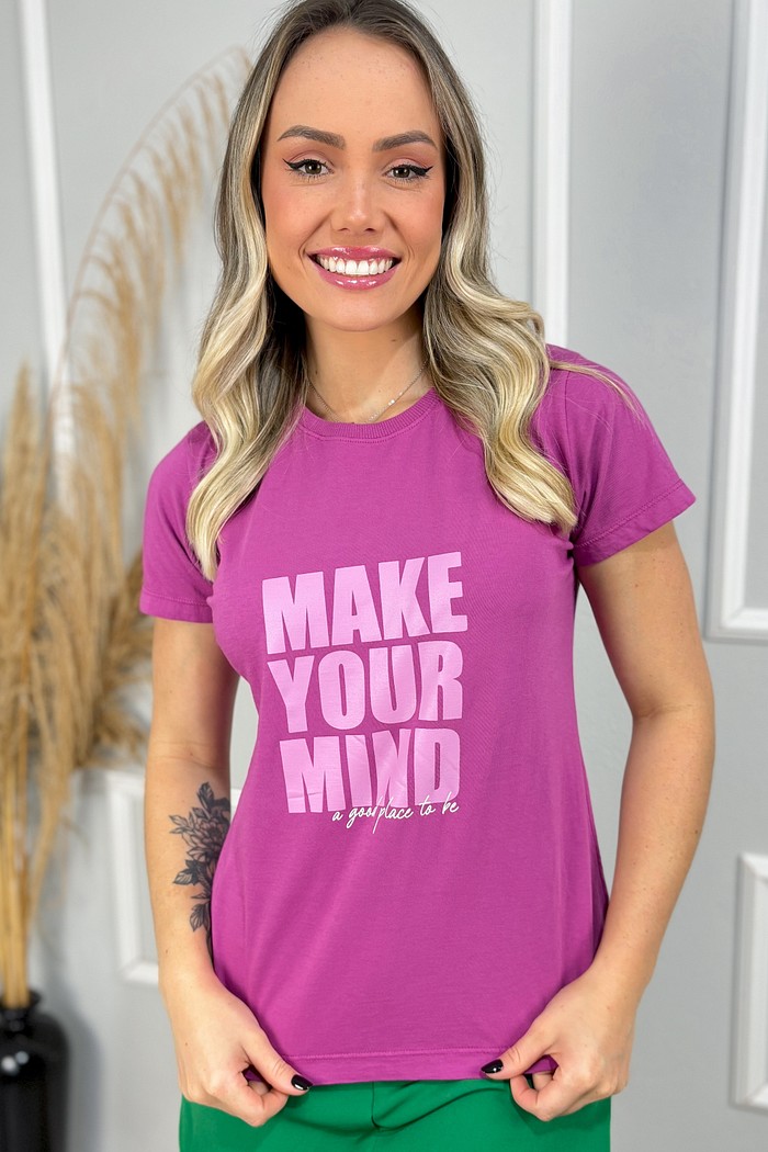 T SHIRT  _  MAKE YOUR MIND