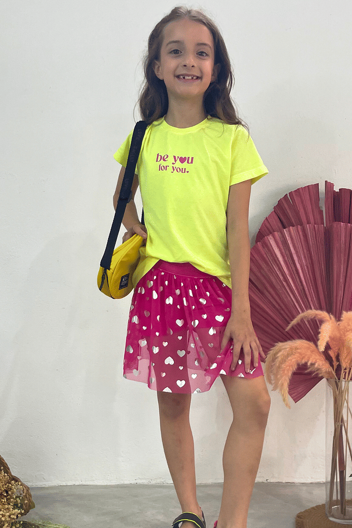 CAMISETA INFANTIL  _  BE YOU, FOR YOU