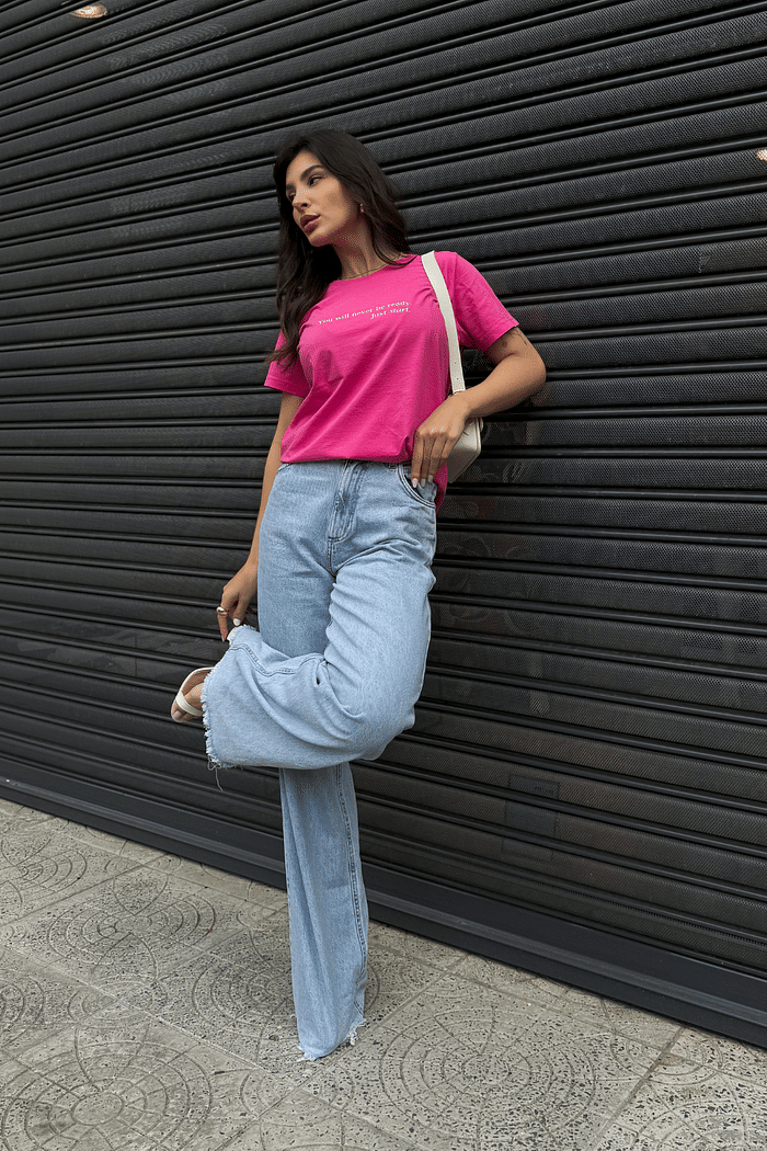 T SHIRT _  YOU WILL NEVER BE READY  _  PINK