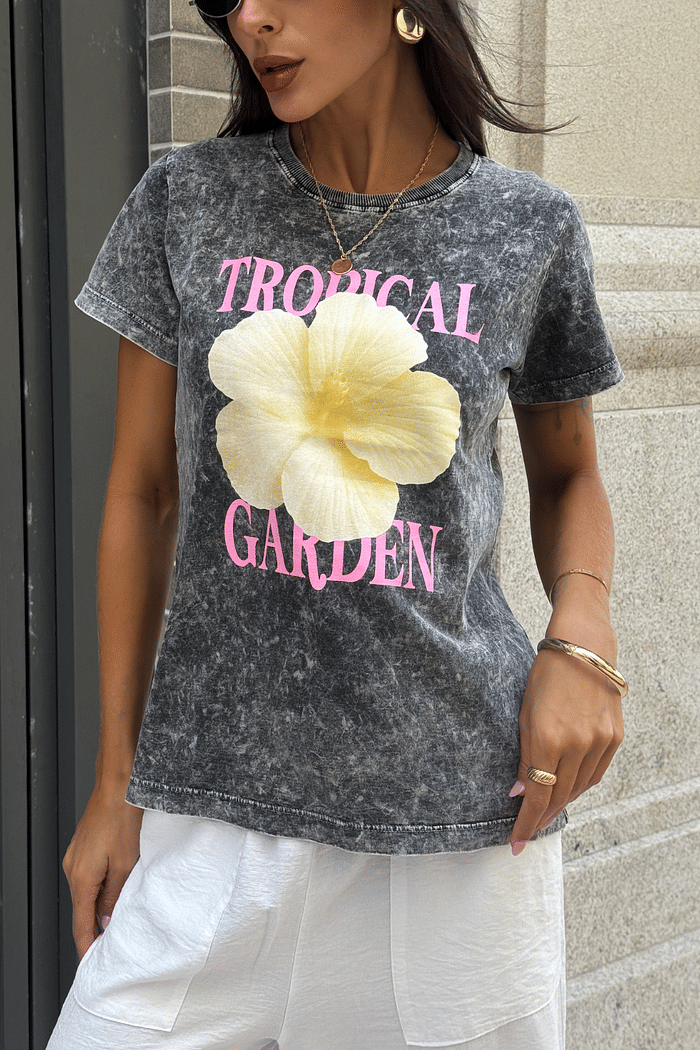T-SHIRT  _  TROPICAL GARDEN
