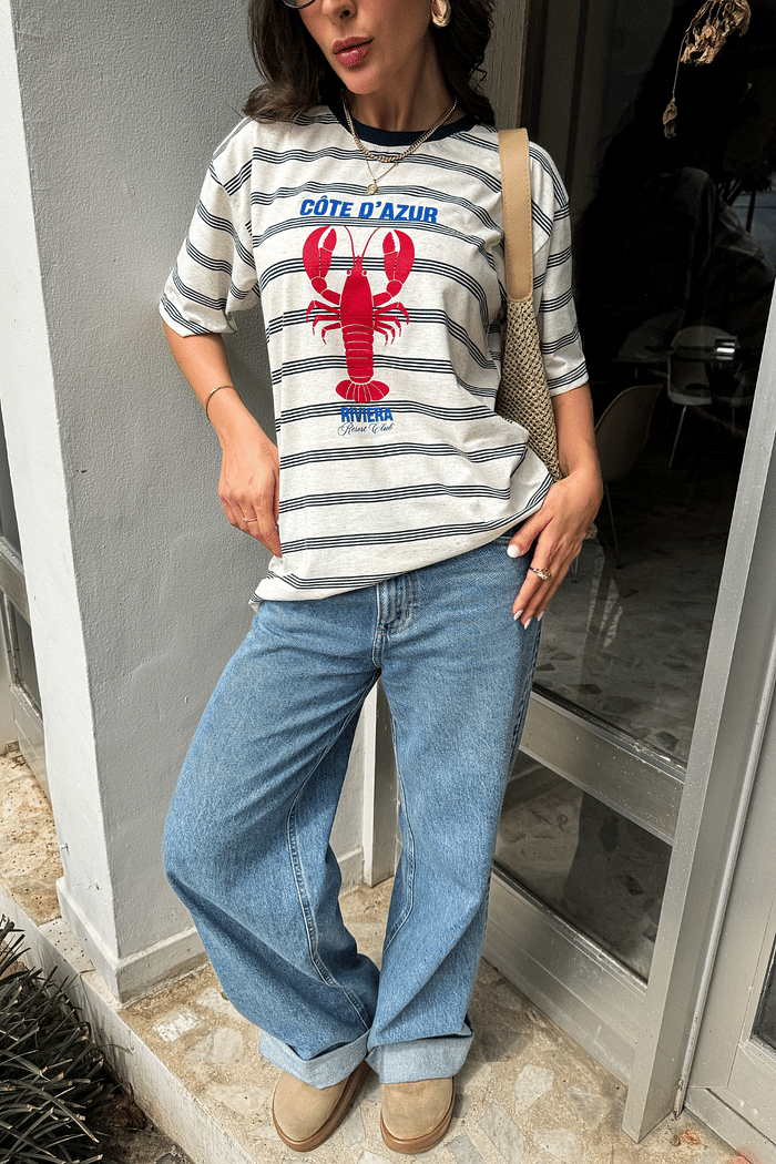 T-SHIRT OVERSIZED  _  LAGOSTA