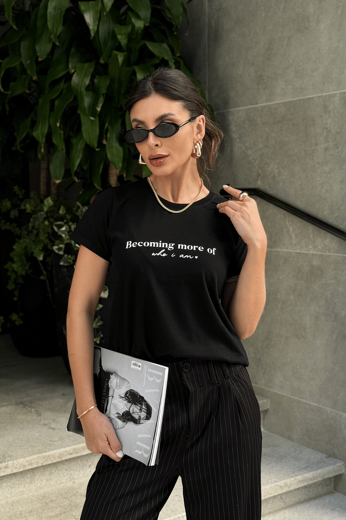 T SHIRT  _  BECOMING  MORE OF