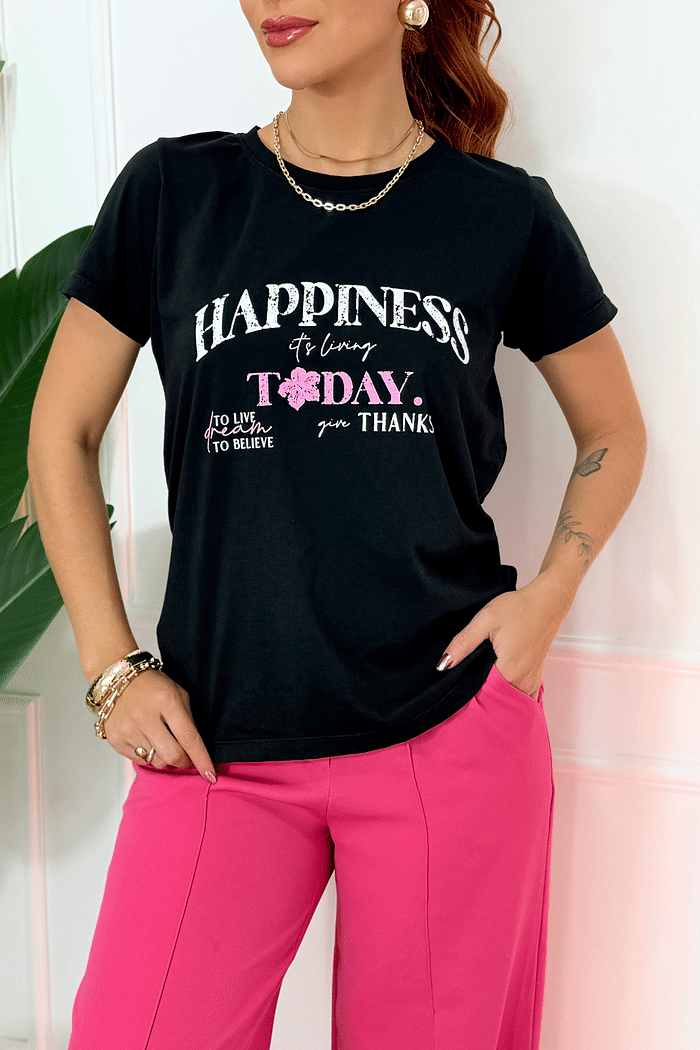 T SHIRT  _ HAPPINESS