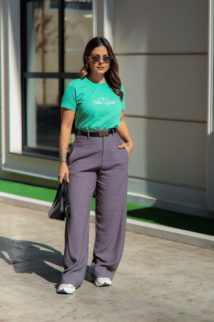 T SHIRT  _  NEW YORK AESTHETIC  _  VERDE