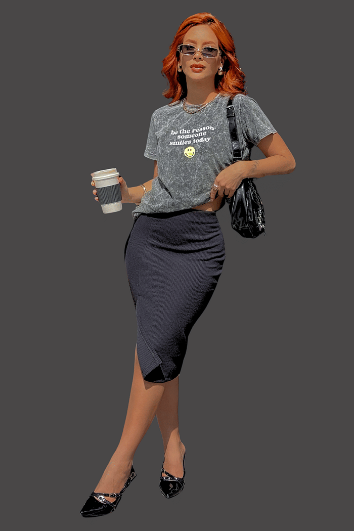 SAIA  CURTA  _   SECRETÁRIA   _  PRETA