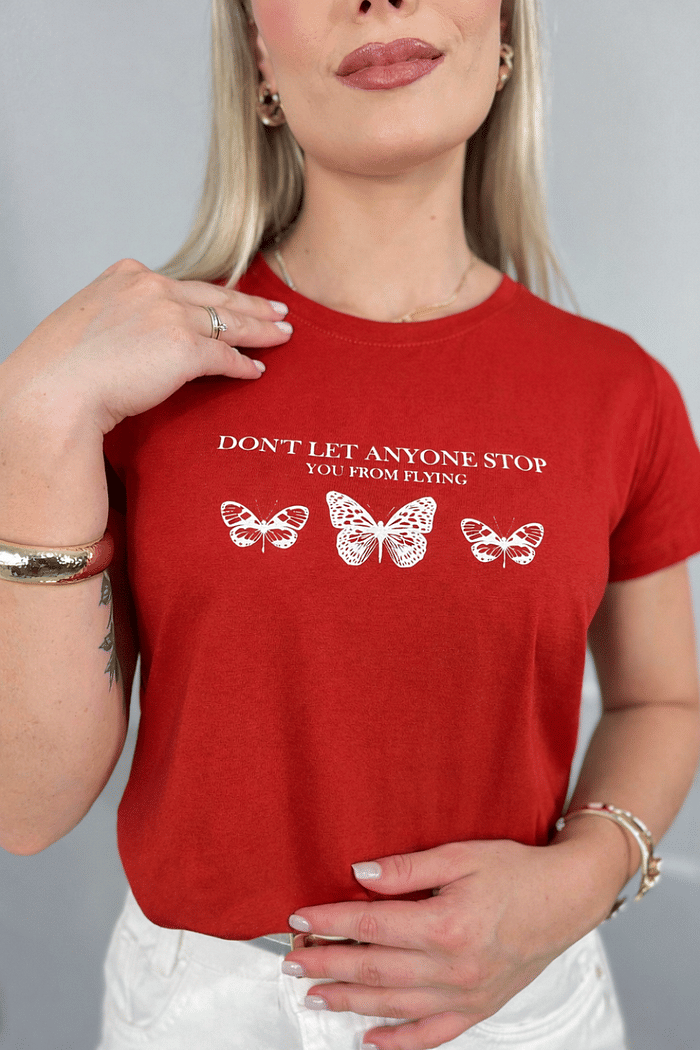 T-SHIRT  _  DON´T LET [BORBOLETA]
