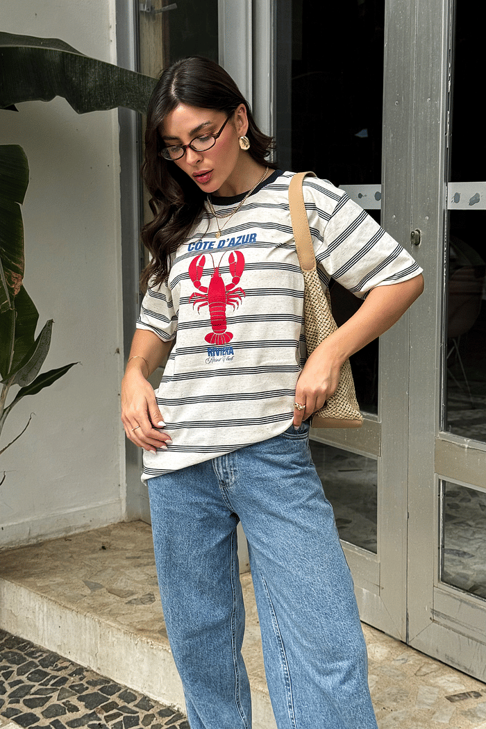 T-SHIRT OVERSIZED  _  LAGOSTA