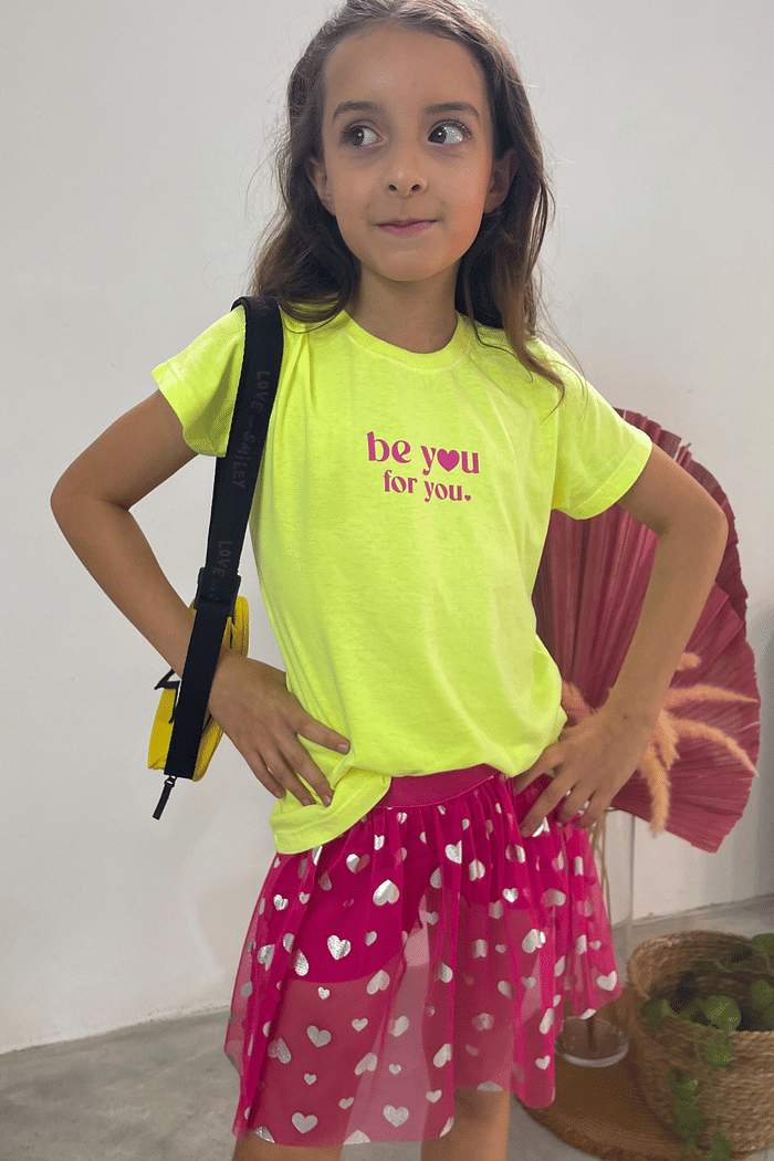 CAMISETA INFANTIL  _  BE YOU, FOR YOU