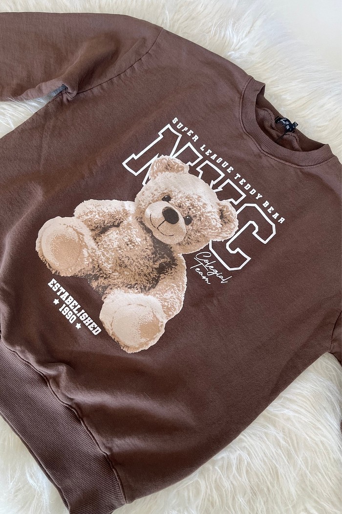 MOLETOM NYC (URSO) - MARROM