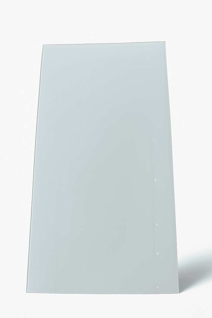 TAMPO DE MESA VIDRO TEMPERADO INCOLOR 6MM | 900MM X 1660MM | COM ACABAMENTO LAPIDADO - VIDRO PINTADO DE BRANCO