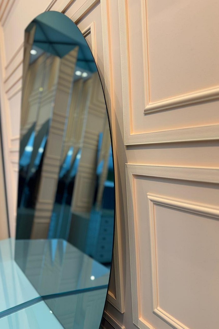 EESPELHO FUMÊ 04MM | ORGÂNICO | 885MM X 1300MM | COM SUPORTE MÃO AMIGA