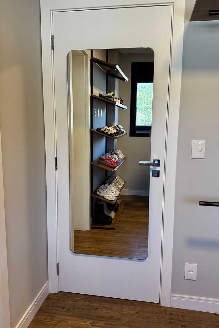 ESPELHO SLIM DOOR | 1500mmX600mm | COM CANTOS ARREDONDOS - SUPORTE MÃO AMIGA