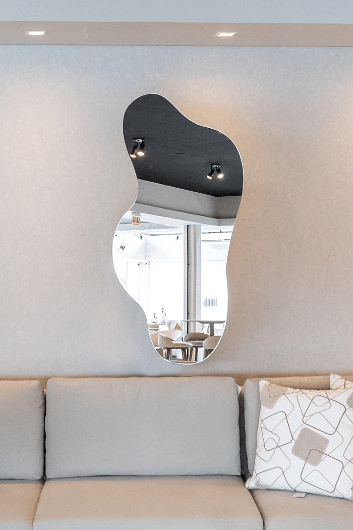 ESPELHO ORGÂNICO LONDON | 138x60CM | COM SUPORTE MÃO AMIGA