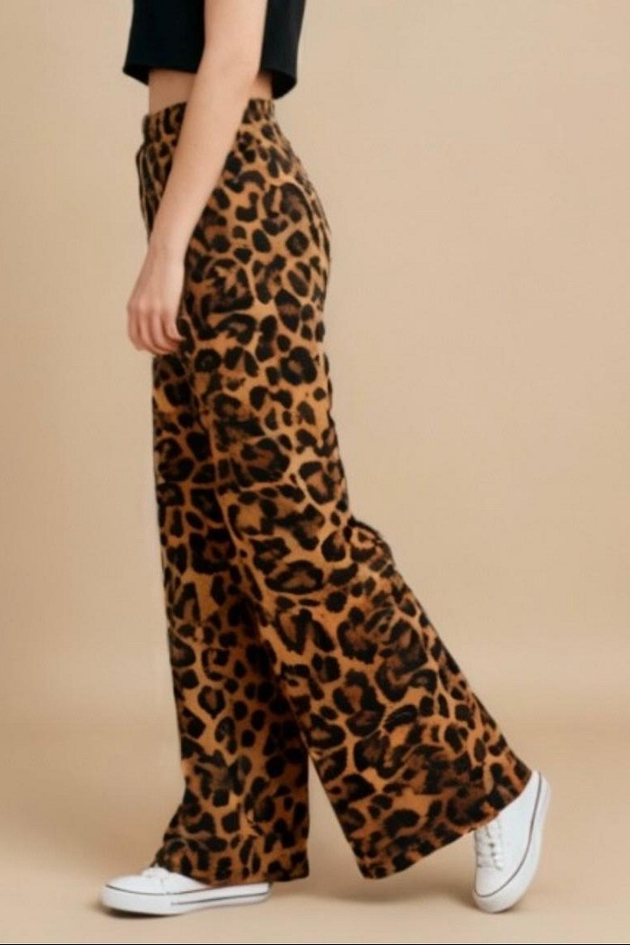 Calça Pantalona Animal Print  26122