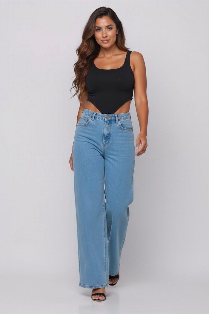 Calça Jeans Wide Leg Clara 24897