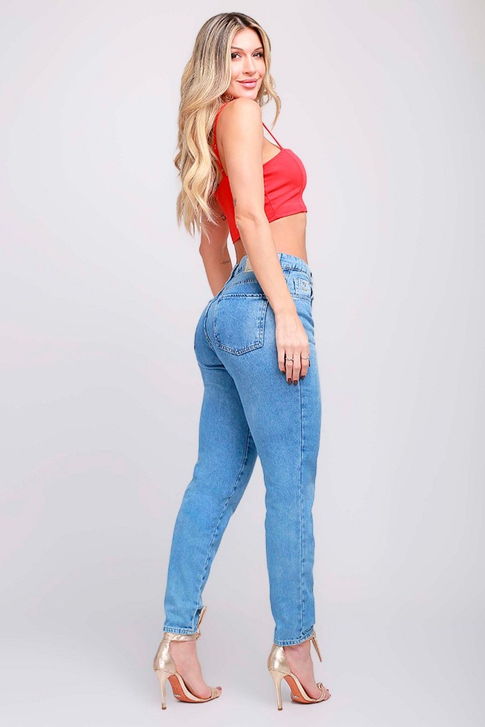 Calça Jeans Mom Feminina