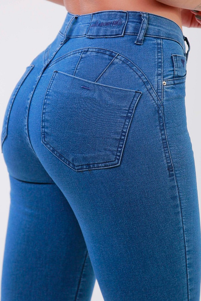 Calça Jeans Skinny Feminina Levanta Bumbum 25246