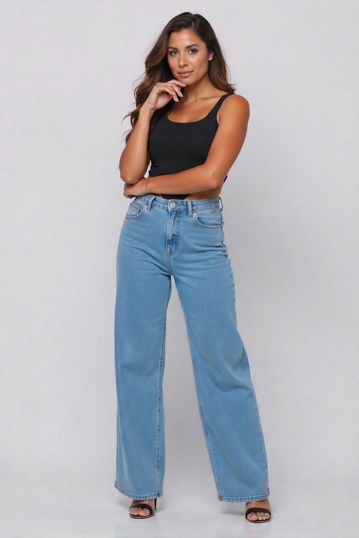 Calça Jeans Wide Leg Clara 24897