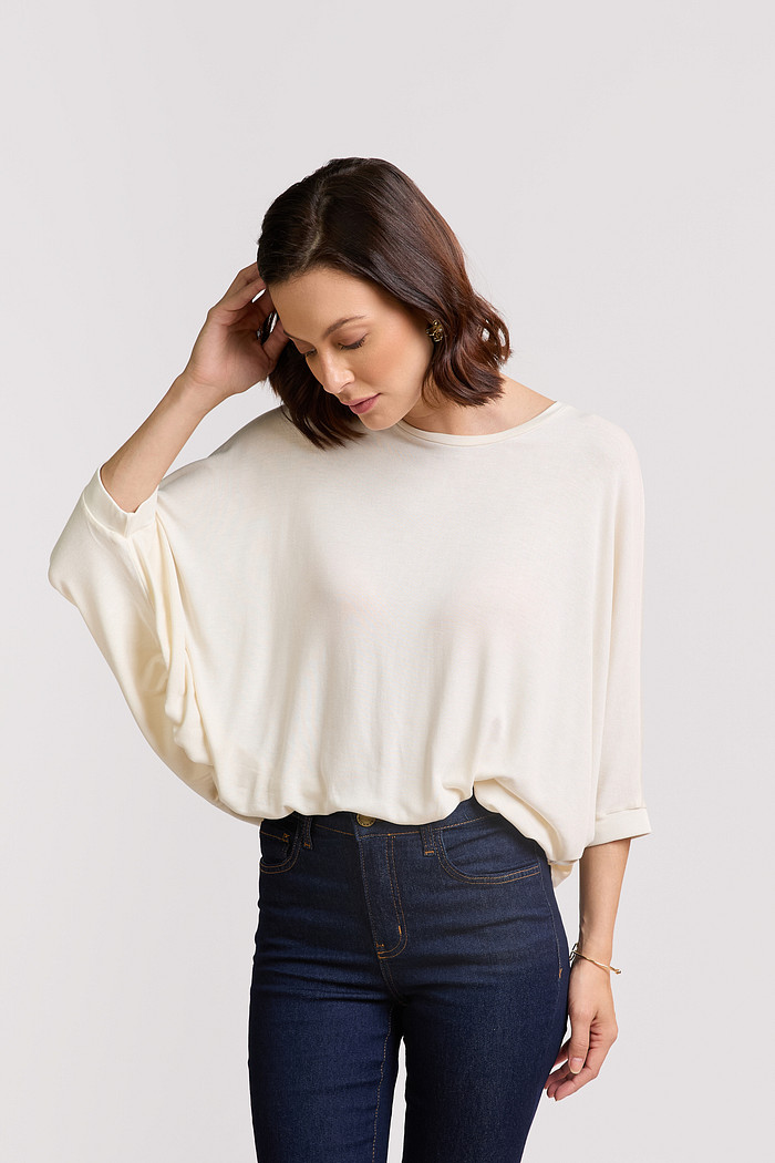 BLUSA AMPLA VISCOSE CINTIA 
