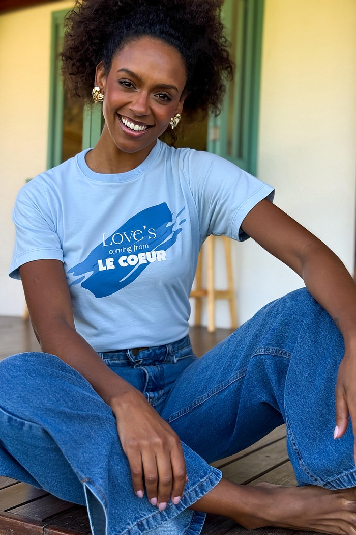 TSHIRT SLIM LES COEUR