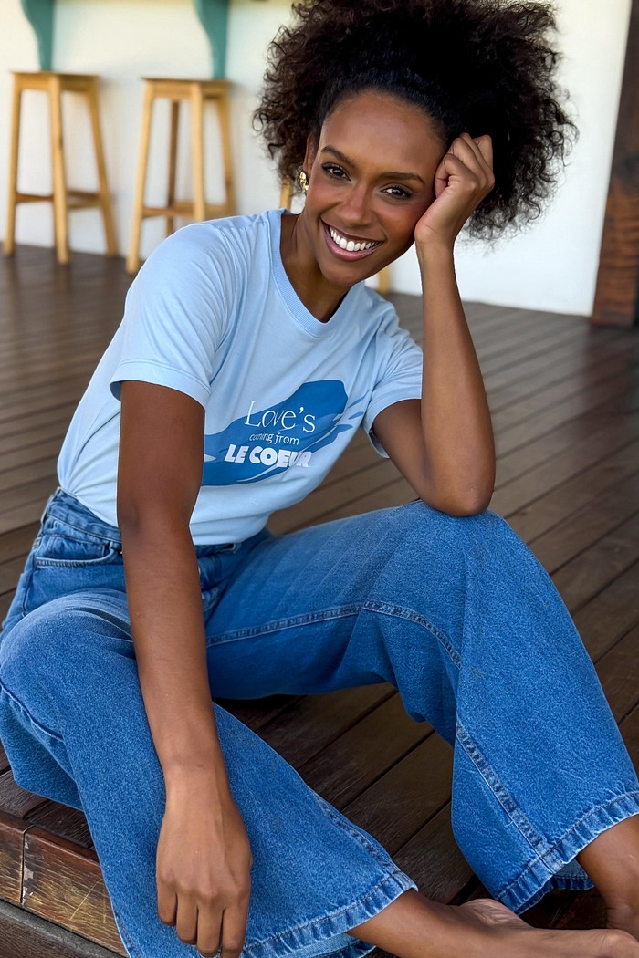 TSHIRT SLIM LES COEUR