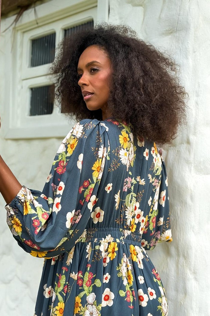 VESTIDO LONGO VISCOSE NOITE FLORIDA