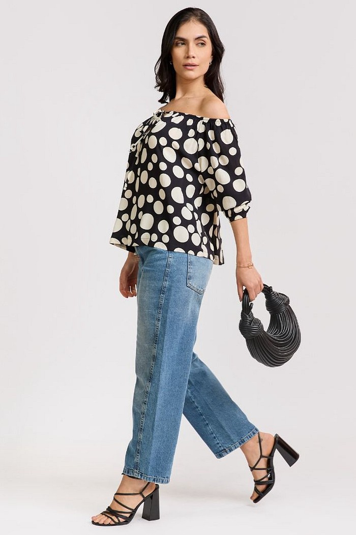 BLUSA VISCOSE OMBRO A OMBRO POA SOFIA