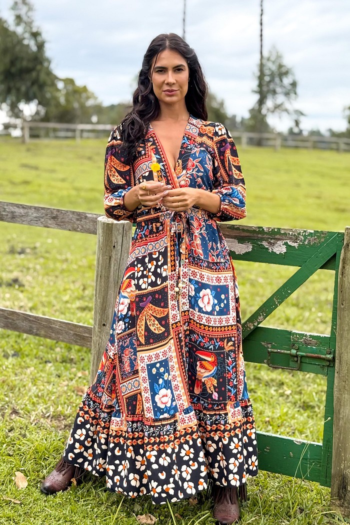 VESTIDO VISCOSE AURA