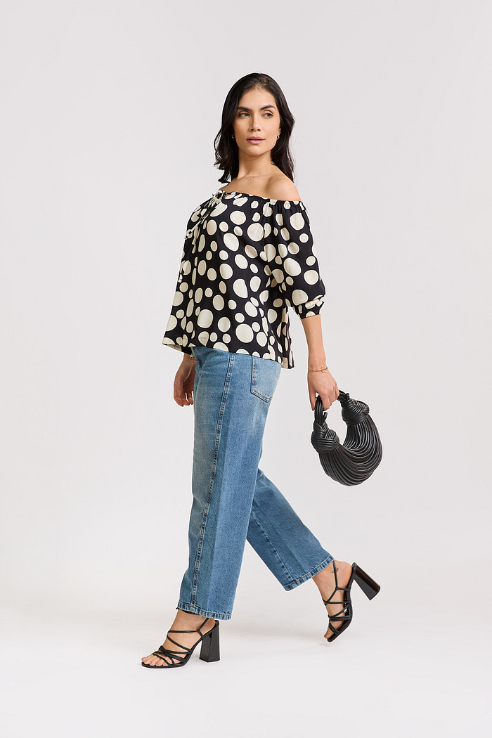 BLUSA VISCOSE OMBRO A OMBRO POA SOFIA