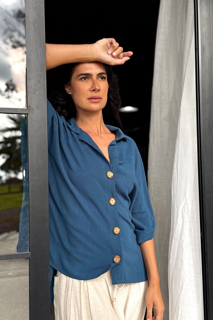 CAMISA AMPLA CALMARIA