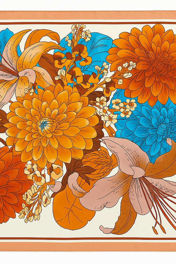 LENÇO SECRET GARDEN