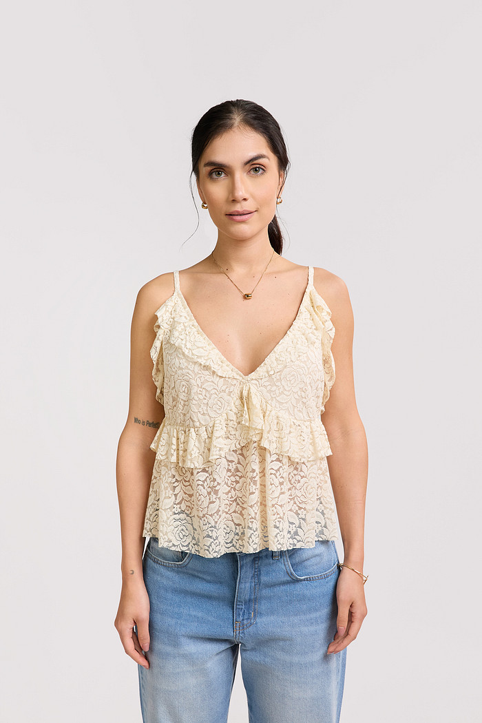 REGATA RENDA ALGODAO BIA