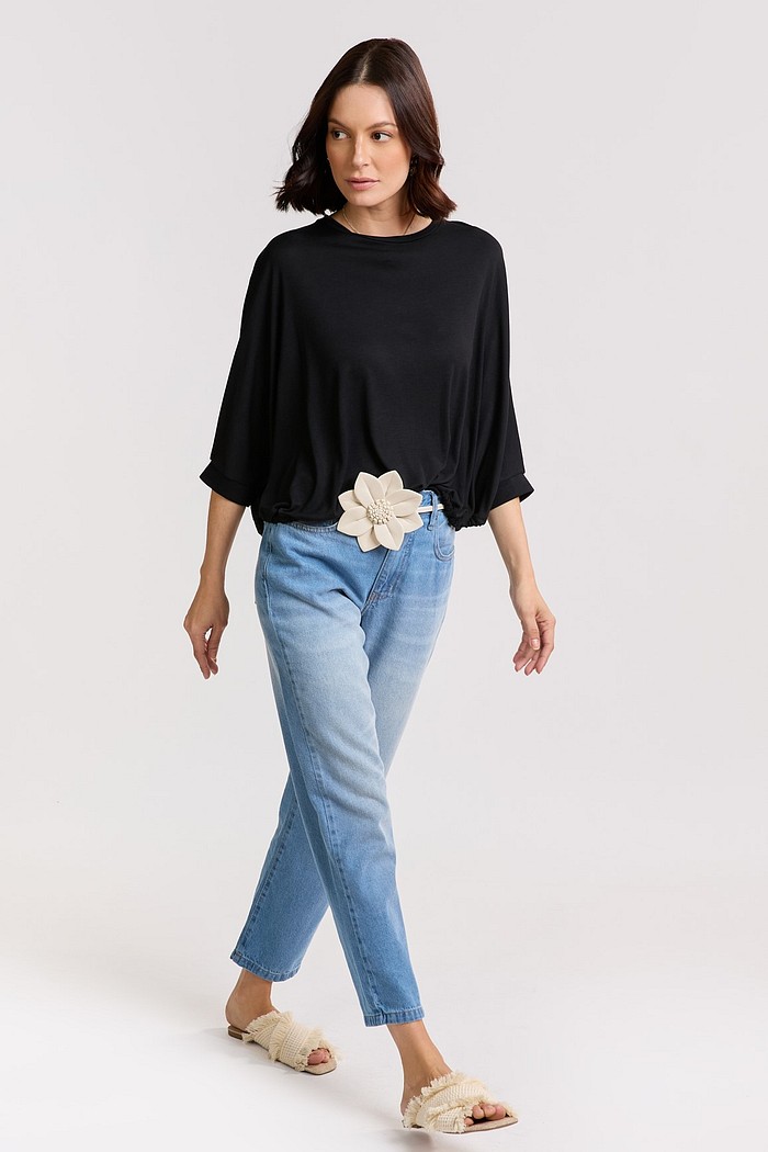 BLUSA AMPLA VISCOSE CINTIA 