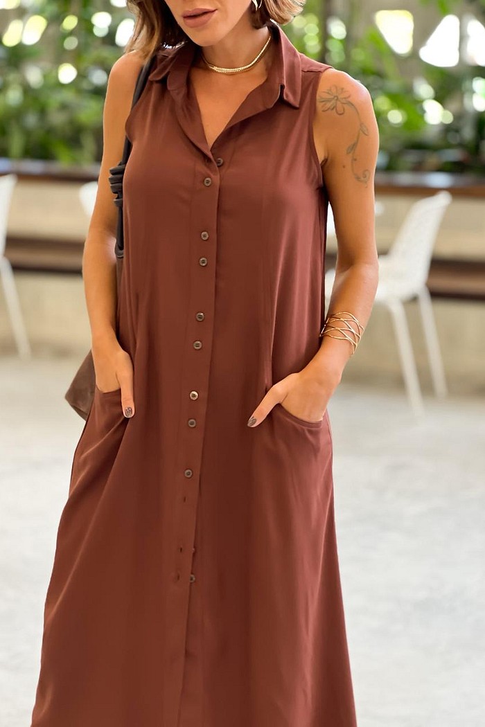 VESTIDO VISCOSE MANSIDAO