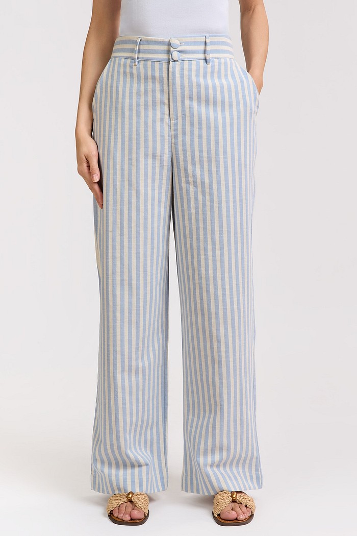 CALCA LISTRADA ALGODAO ZOE