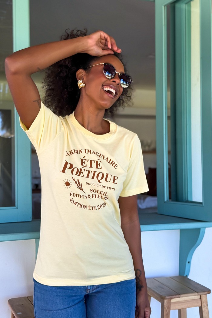 TSHIRT SLIM ETE POETIQUE