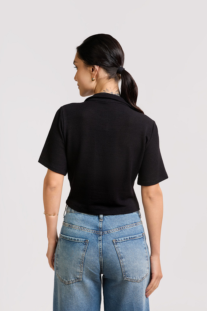 BLUSA ZIPER FRONTAL VISCOSE LAURA