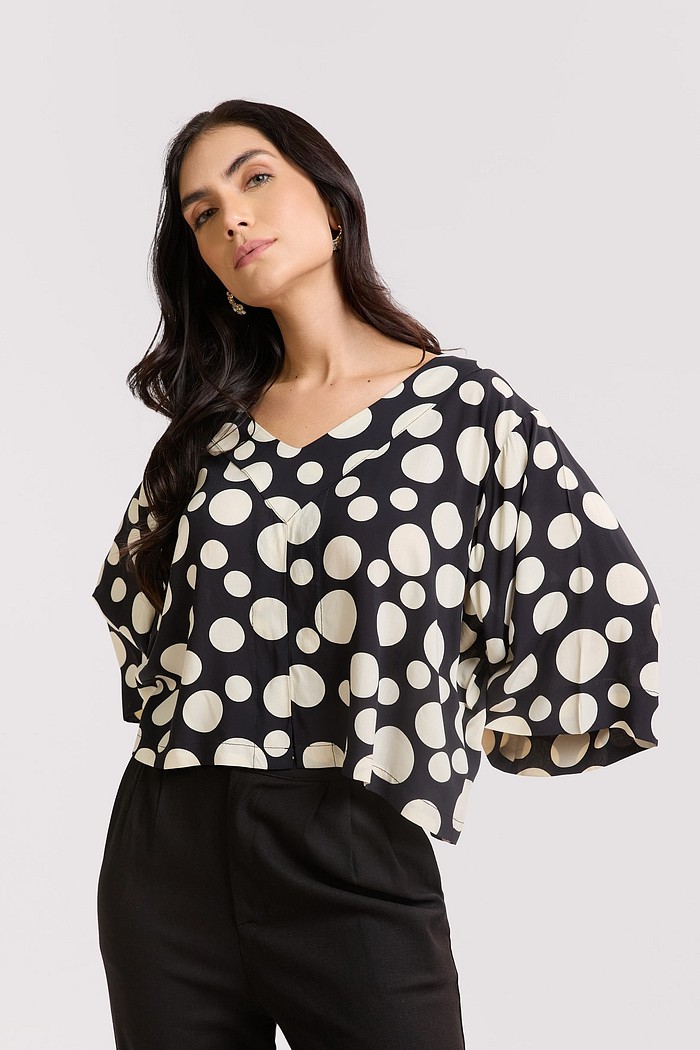 BLUSA CROPPED VISCOSE POA SOFIA 