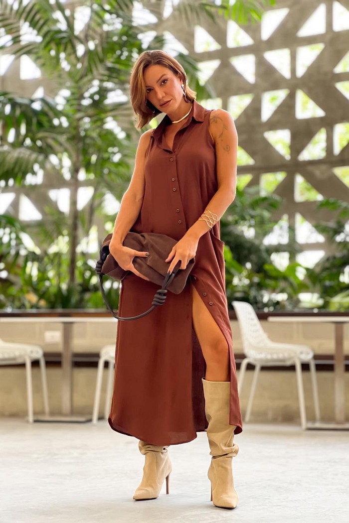 VESTIDO VISCOSE MANSIDAO