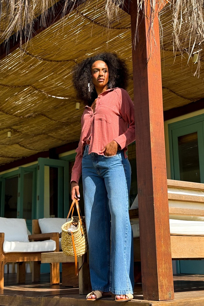 CALCA FEMININA WIDE LEG