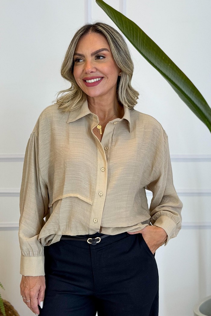 CAMISA AMPLA CONTENTAMENTO