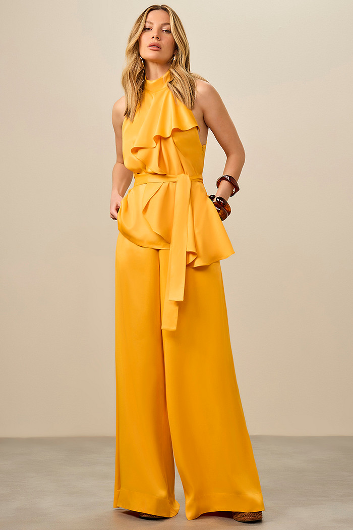 CALÇA PANTALONA CETIM