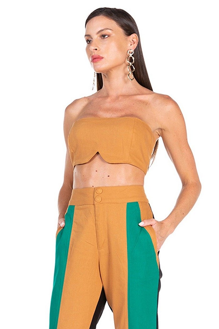 Top De Linho Alca Removivel Viber 222