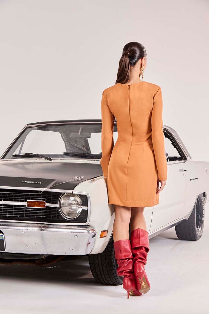 Vestido Curto Alfaiataria 224 3