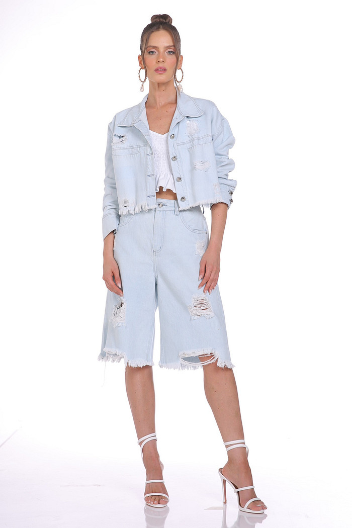 Bermuda Jeans Cos Alto Viber 322