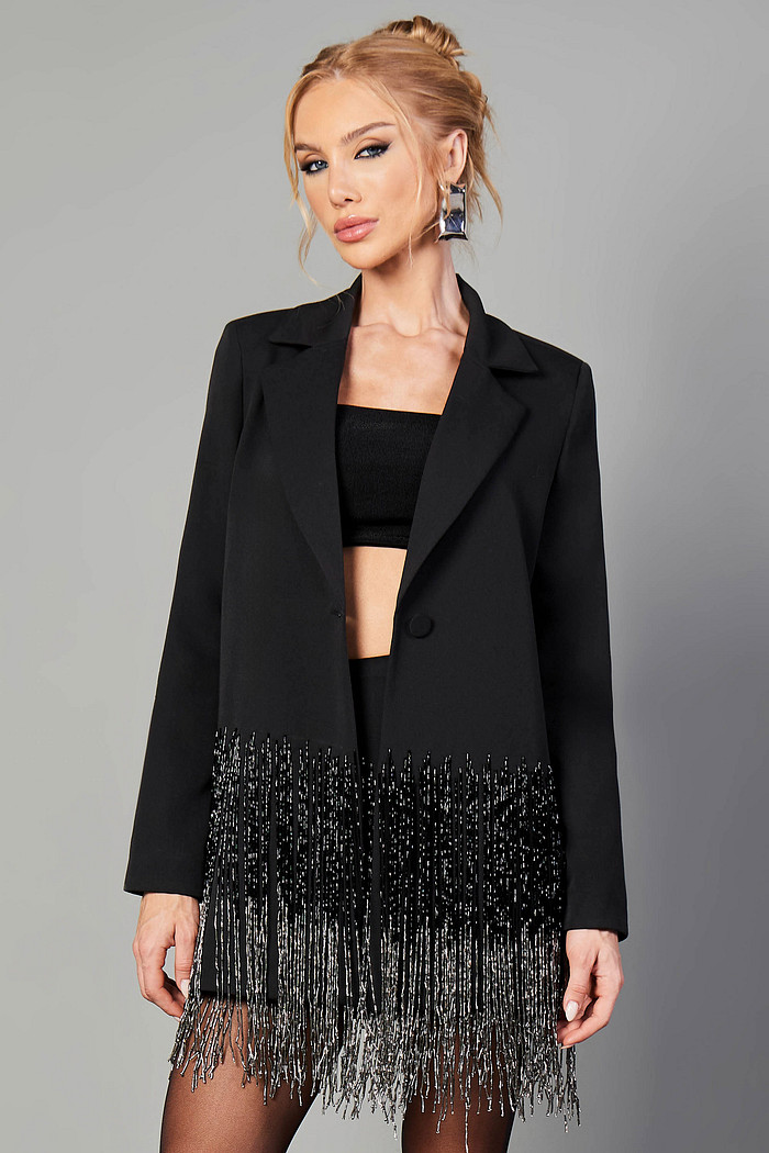 BLAZER ALFAIATARIA COM BORDADO